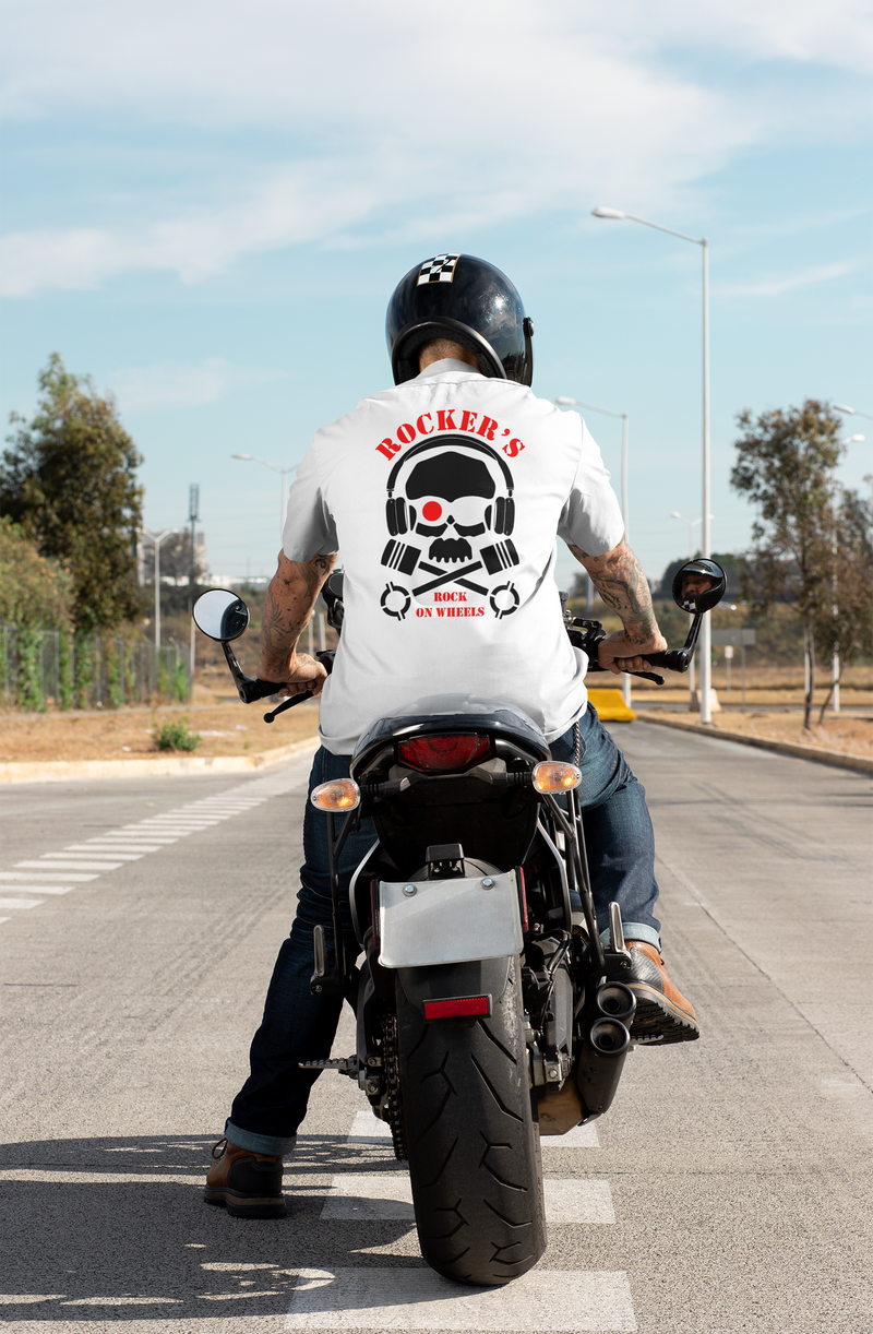 Camiseta 100% Algodão Premium - Rocker’s on Wheels