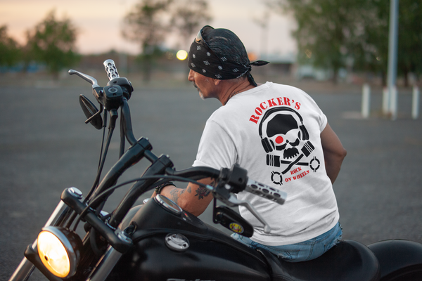 Camiseta 100% Algodão Premium - Rocker’s on Wheels