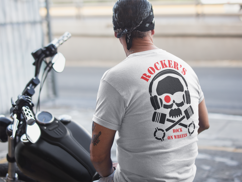 Camiseta 100% Algodão Premium - Rocker’s on Wheels