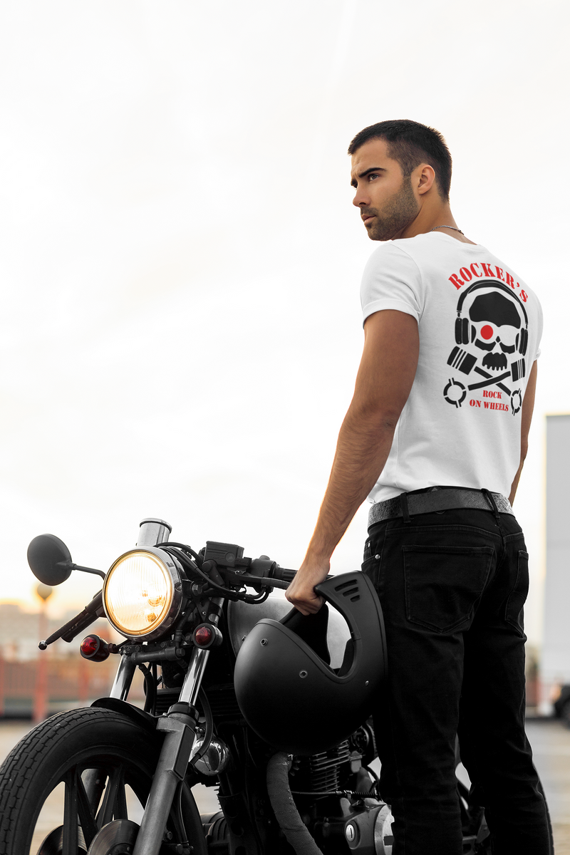 Camiseta 100% Algodão Premium - Rocker’s on Wheels