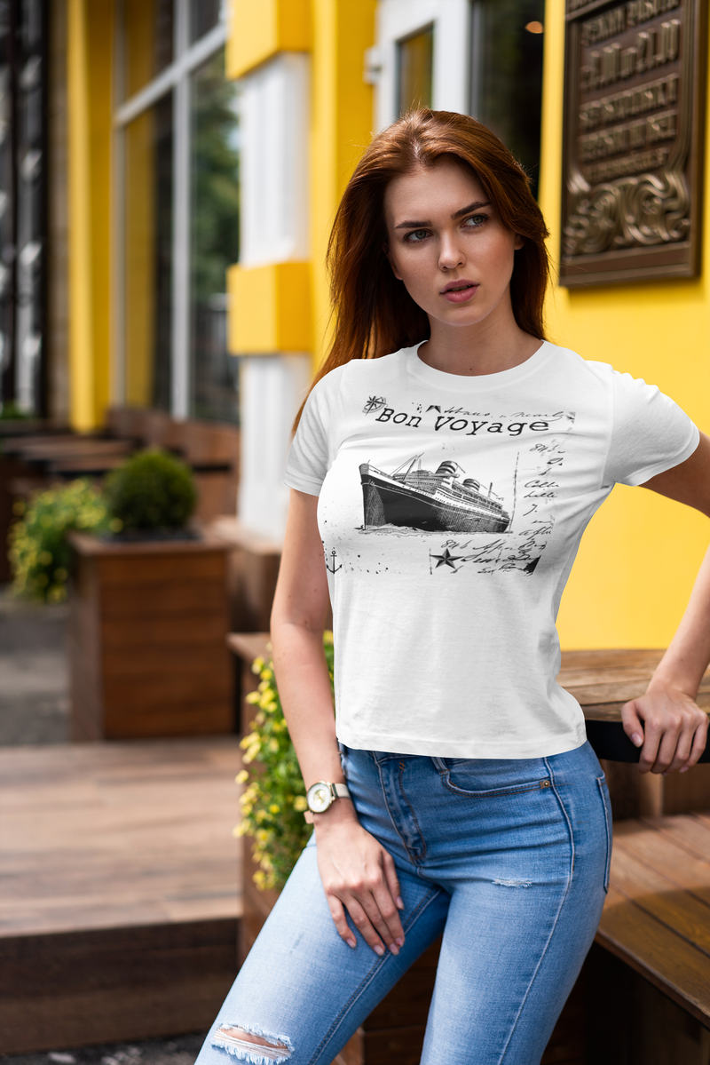 Camiseta 100% Algodão Premium - BON VOYAGE