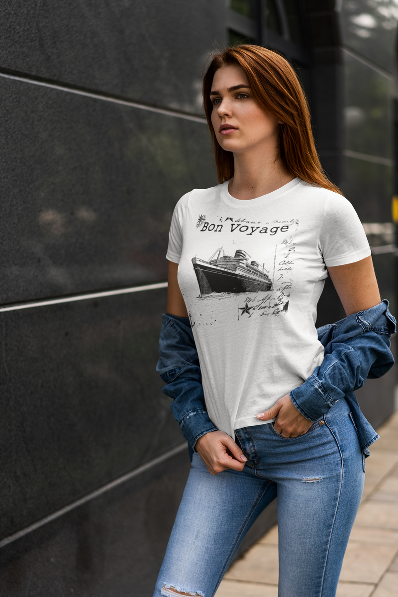 Camiseta 100% Algodão Premium - BON VOYAGE